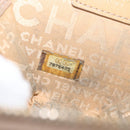 CHANEL Coin Purse Lamb Skin Beige Gold CC Auth bs33865-12