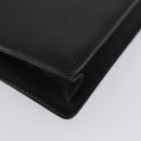 BURBERRY Clutch Bag Leather Black Gold Auth bs33867-11