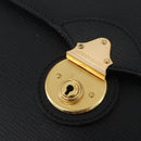BURBERRY Clutch Bag Leather Black Gold Auth bs33867-14