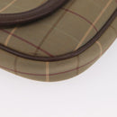 Burberrys Nova Check Shoulder Bag Canvas Brown Gold Auth bs33868-10
