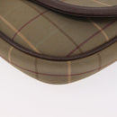 Burberrys Nova Check Shoulder Bag Canvas Brown Gold Auth bs33868-11