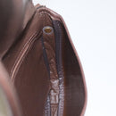Burberrys Nova Check Shoulder Bag Canvas Brown Gold Auth bs33868-17
