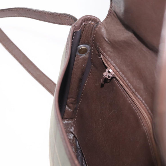 Burberrys Nova Check Shoulder Bag Canvas Brown Gold Auth bs33868