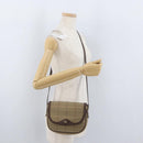 Burberrys Nova Check Shoulder Bag Canvas Brown Gold Auth bs33868-21