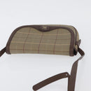 Burberrys Nova Check Shoulder Bag Canvas Brown Gold Auth bs33868-6