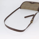 Burberrys Nova Check Shoulder Bag Canvas Brown Gold Auth bs33868-7
