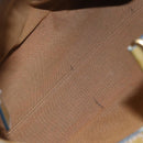FENDI Hand Bag Patent leather Khaki Gold Auth bs33869-10