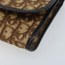 Christian Dior Trotter Canvas Shoulder Bag Brown Auth bs33870-8