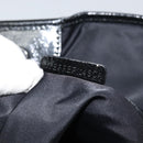 BURBERRY Nova Check Tote Bag Nylon Black Silver Auth bs33871-12