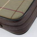 Burberrys Nova Check Shoulder Bag Canvas Brown Gold Auth bs33874-16