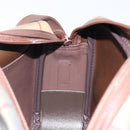 Burberrys Nova Check Shoulder Bag Canvas Brown Gold Auth bs33874-18