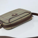 Burberrys Nova Check Shoulder Bag Canvas Brown Gold Auth bs33874-6