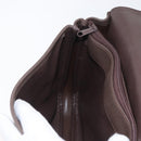 Burberry's Nova Check Schoudertas Canvas Bruin Goud Auth bs33876-20