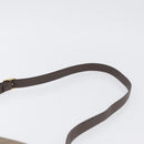 Burberry's Nova Check Schoudertas Canvas Bruin Goud Auth bs33876-8