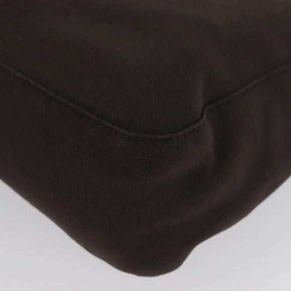 Salvatore Ferragamo Hand Bag Nylon Brown Auth bs33877