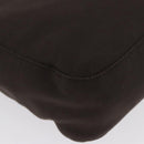 Salvatore Ferragamo Hand Bag Nylon Brown Auth bs33877-15