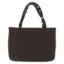 Salvatore Ferragamo Hand Bag Nylon Brown Auth bs33877-2
