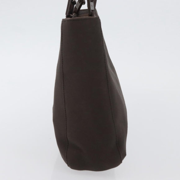 Salvatore Ferragamo Hand Bag Nylon Brown Auth bs33877