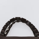 Salvatore Ferragamo Hand Bag Nylon Brown Auth bs33877-8