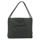 PRADA Hand Bag Nylon Khaki Auth bs33878-13