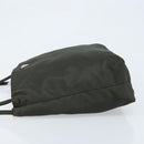 PRADA Hand Bag Nylon Khaki Auth bs33878-4