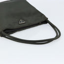 PRADA Hand Bag Nylon Khaki Auth bs33878-7