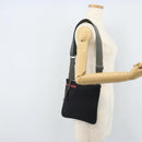 PRADA Sports Shoulder Bag Nylon Black Silver Auth bs33881-24