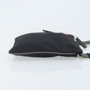 PRADA Sports Shoulder Bag Nylon Black Silver Auth bs33881-4