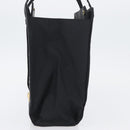 Gianni Versace Handtasche Nylon Schwarz Gold Auth bs33883-3