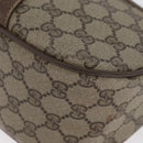 GUCCI GG Supreme Web Sherry Line Bag PVC Beige Gold 14 02 032 Auth bs33886-11