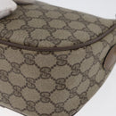 GUCCI GG Supreme Web Sherry Line Bag PVC Beige Gold 14 02 032 Auth bs33886-13