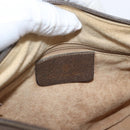 GUCCI GG Supreme Web Sherry Line Bag PVC Beige Gold 14 02 032 Auth bs33886-16