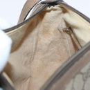 GUCCI GG Supreme Web Sherry Line Bag PVC Beige Gold 14 02 032 Auth bs33886-19