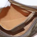 GUCCI GG Supreme Web Sherry Line Bag PVC Beige Gold 14 02 032 Auth bs33886-21