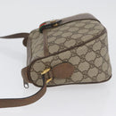 GUCCI GG Supreme Web Sherry Line Bag PVC Beige Gold 14 02 032 Auth bs33886-5