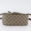 GUCCI GG Supreme Web Sherry Line Bag PVC Beige Gold 14 02 032 Auth bs33886-9