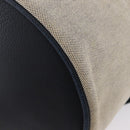 HERMES Sac Marine Receive Schoudertas Canvas Marineblauw Zilver Auth bs33890-14