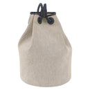 HERMES Sac Marine Receive Schoudertas Canvas Marineblauw Zilver Auth bs33890-13