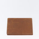 HERMES Wallet Leather 2 Set Brown Red Auth bs33891-10