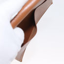 HERMES Wallet Leather 2 Set Brown Red Auth bs33891-17