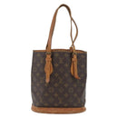LOUIS VUITTON Monogram Bucket PM Shoulder Bag M42238 LV Auth bs33892-13