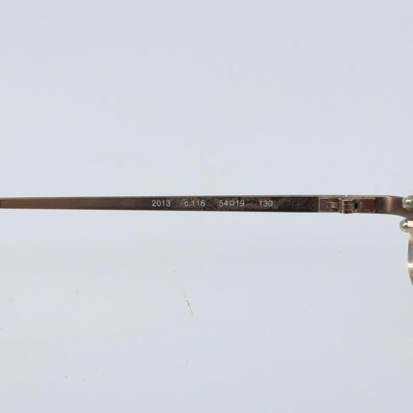 CHANEL Glasses plastic 2 Set Brown CC Auth bs33893