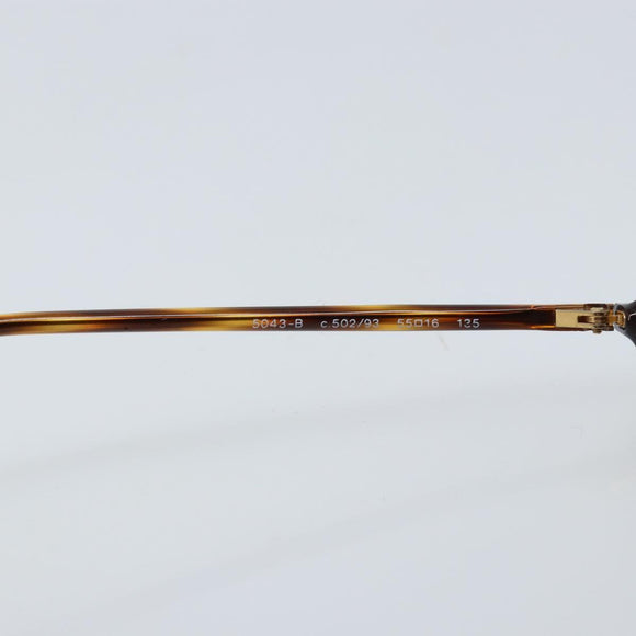 CHANEL Glasses plastic 2 Set Brown CC Auth bs33893
