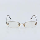 CHANEL Glasses plastic 2 Set Brown CC Auth bs33893-7