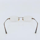 CHANEL Glasses plastic 2 Set Brown CC Auth bs33893-8