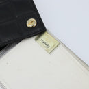 CHANEL Choco Bar Card Case Lamb Skin Black CC Auth bs33896-17