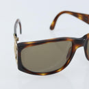 CHANEL Sunglasses plastic Brown CC Auth bs33897-6