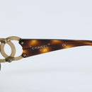 CHANEL Sunglasses plastic Brown CC Auth bs33897-9