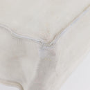 CHANEL Tote Bag Caviar Skin White Gold CC Auth bs33899-15
