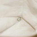 CHANEL Tote Bag Caviar Skin White Gold CC Auth bs33899-12